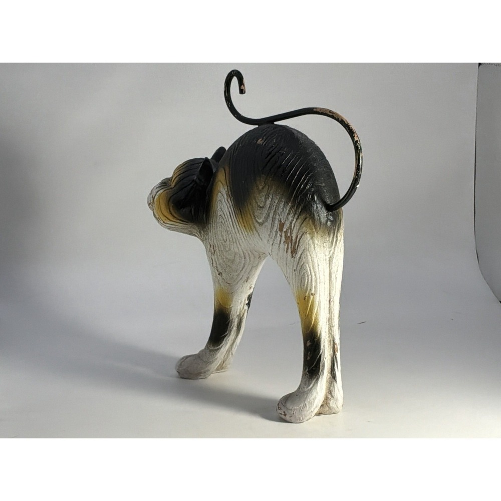 Calico Cat With Cheshire Grin Resin - Picture 5 of 8